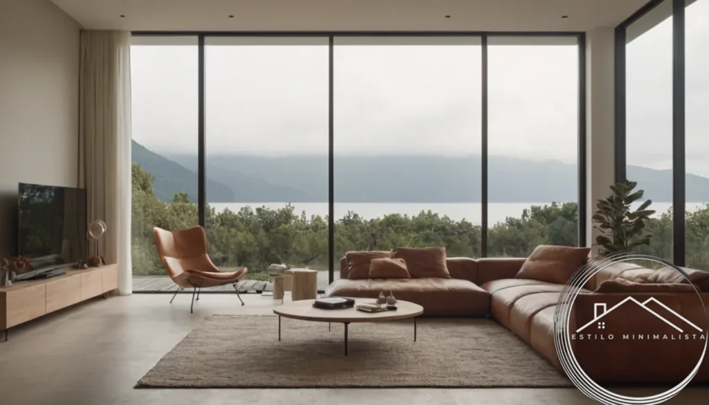 A minimalist living space to reflect article's theme and tone.
