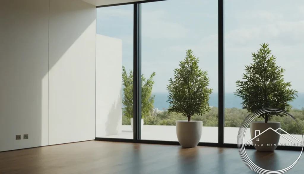 A clutter-free minimalist space with calm