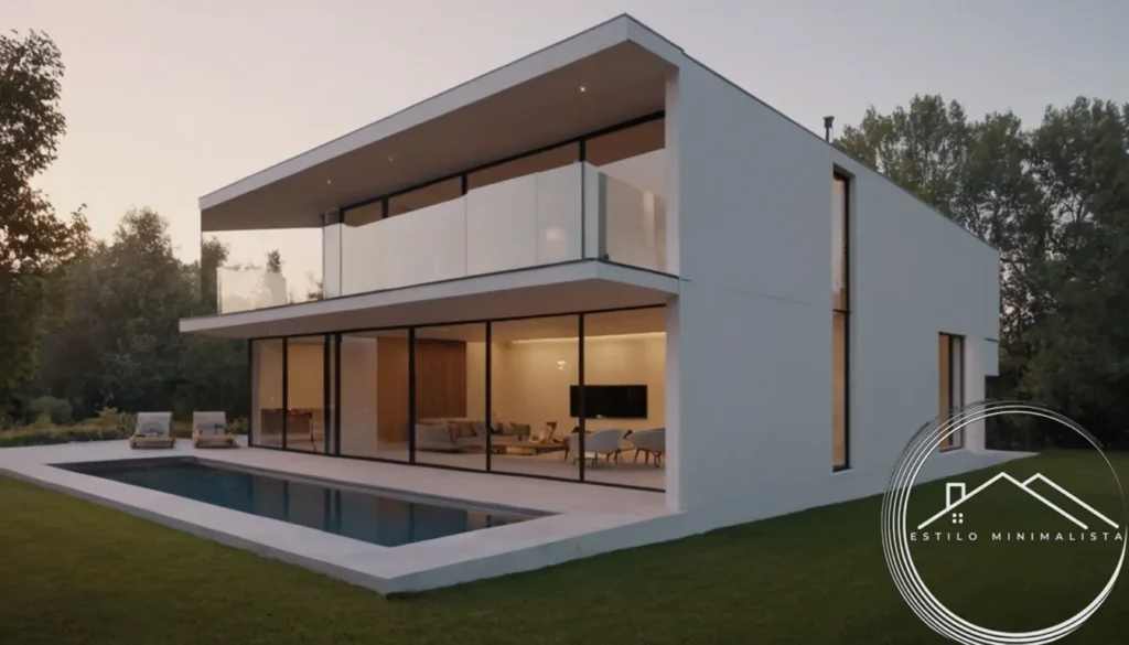 2 minimalist homes blending styles in harmony.