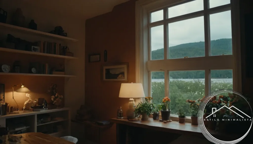 Minimized cluttered spaces and calming