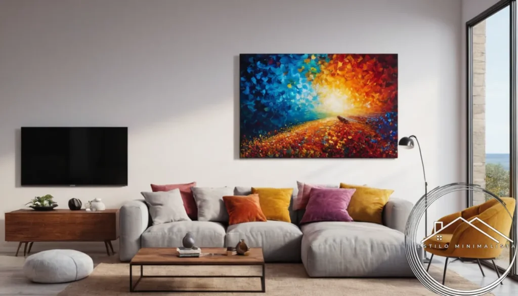 Vibrant home decor styles inspiring living spaces with colorful artwork.
