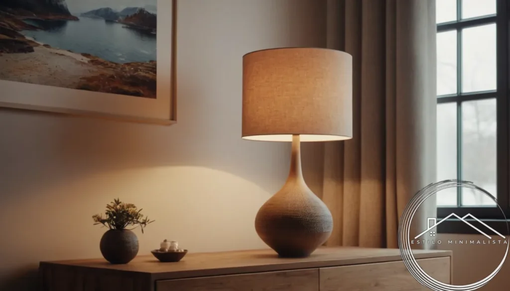 A beautifully styled room with Nordic lamps.