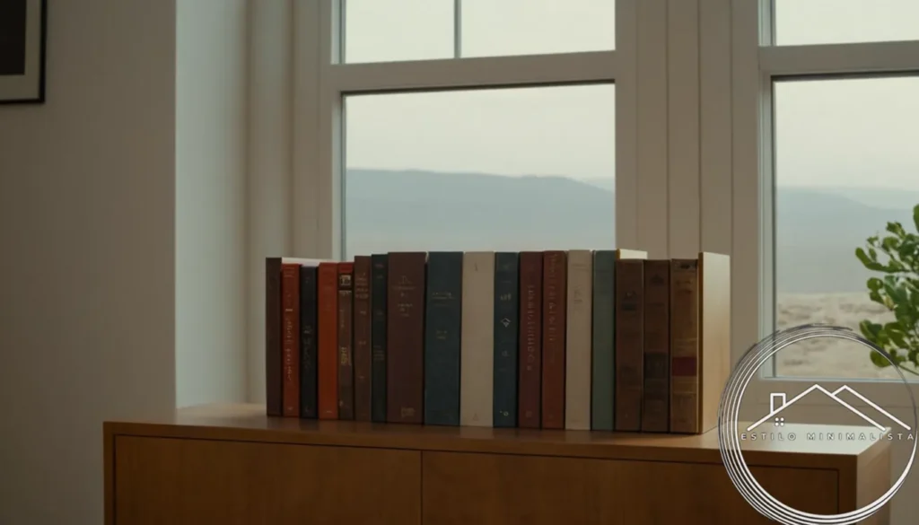 A minimalist bookshelf styled for displaying beautiful