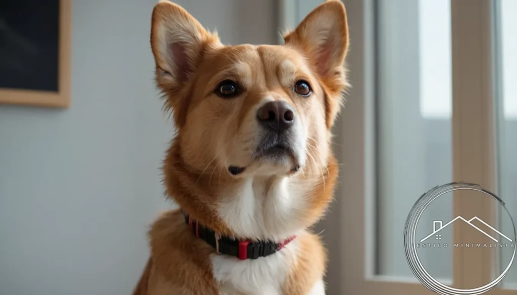 3 minimalist pet portraits with simple background designs.