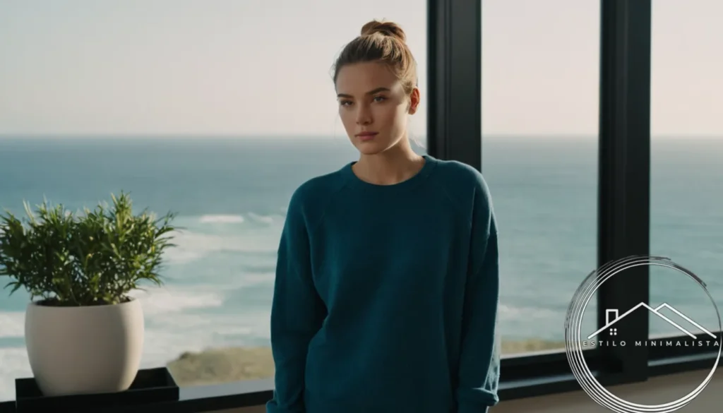 A minimalist outfit made from eco-friendly
