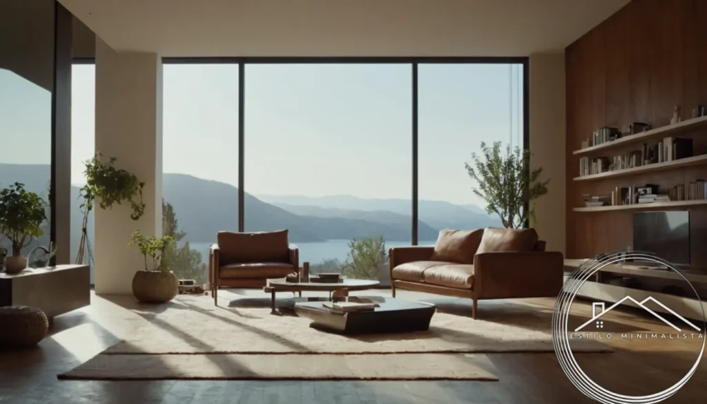 a cluttered space slowly clearing amidst a serene minimalist backdrop.