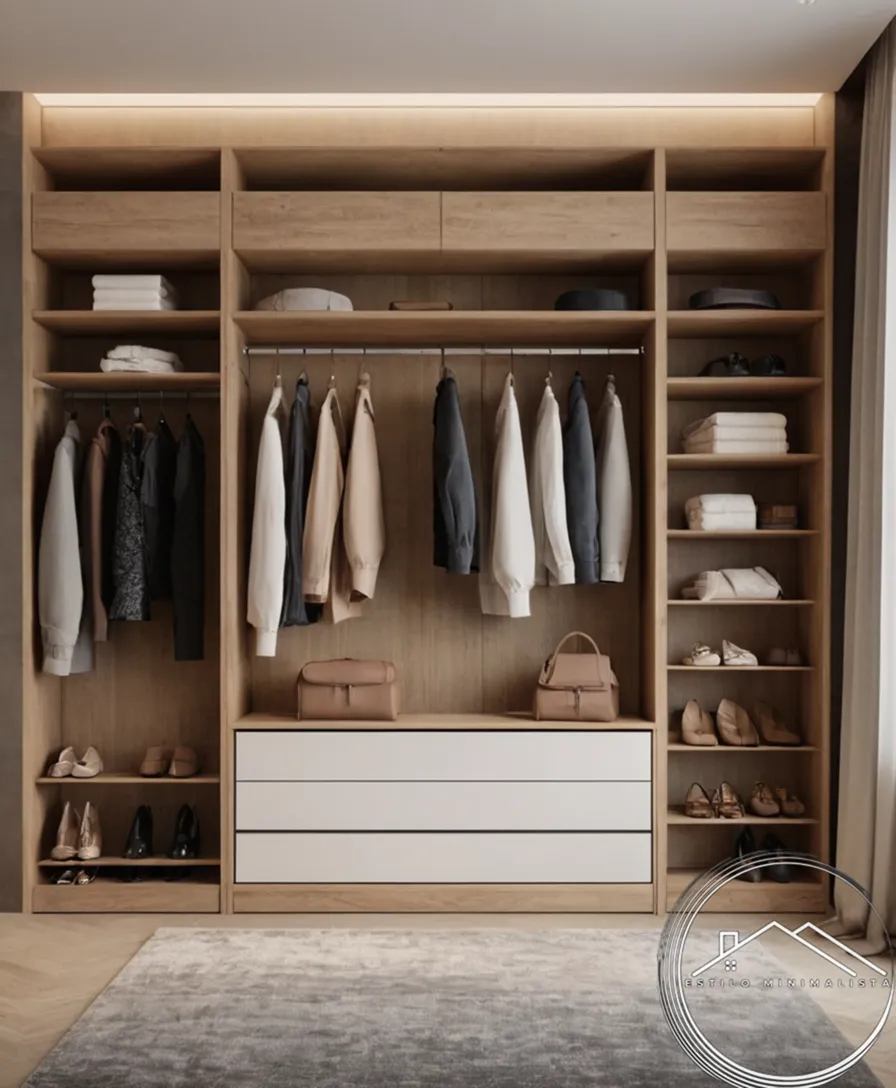 3 compact, stylish storage units for a minimalist closet.