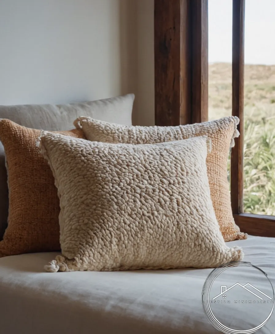 4 Organic Cotton Recycled Fiber Pillows from Sueños Seguros.