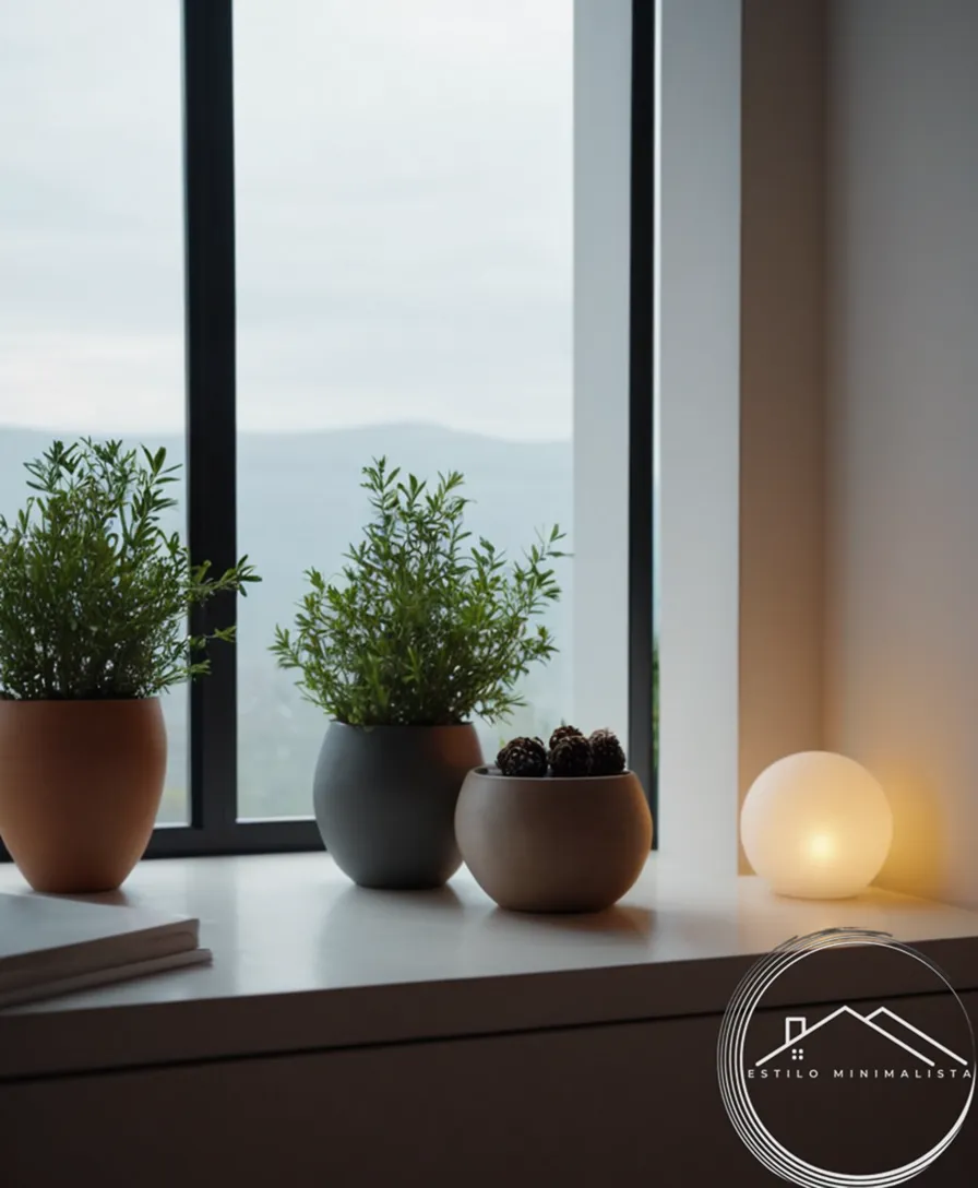 A serene, minimalist room or still life setup.