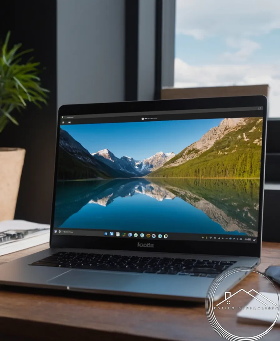 A person tidying digital files and photos on their laptop.