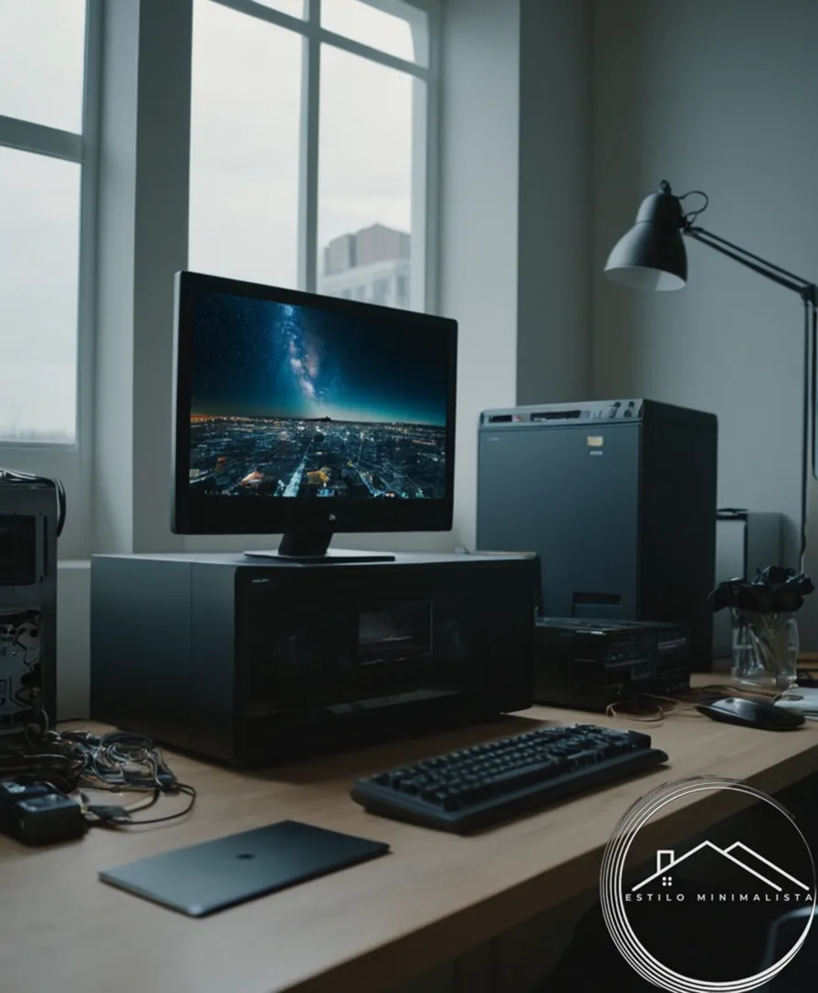 Minimal electronic waste disposal and an organized digital workspace.