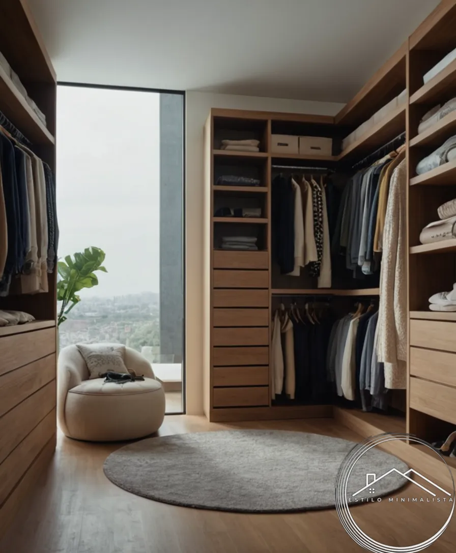 A stylishly organized closet, full of inspiration and motivation.