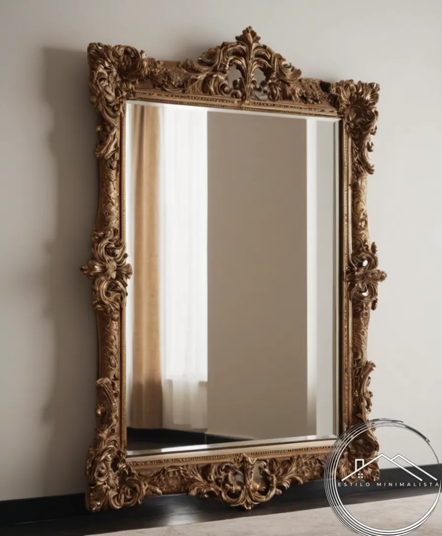 large, minimalist mirrors with clean designs and ornate frames.