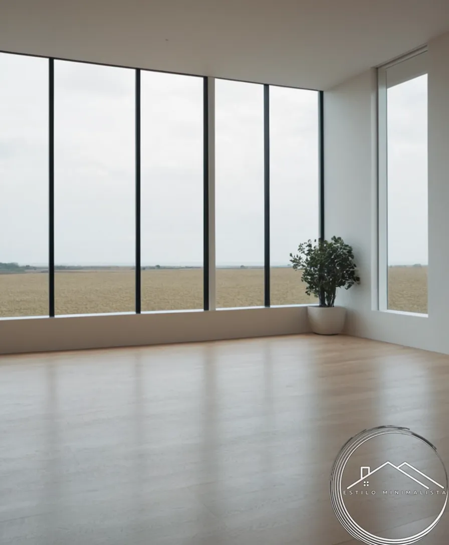 A minimalist space with neutral, monochromatic decor at leisure.
