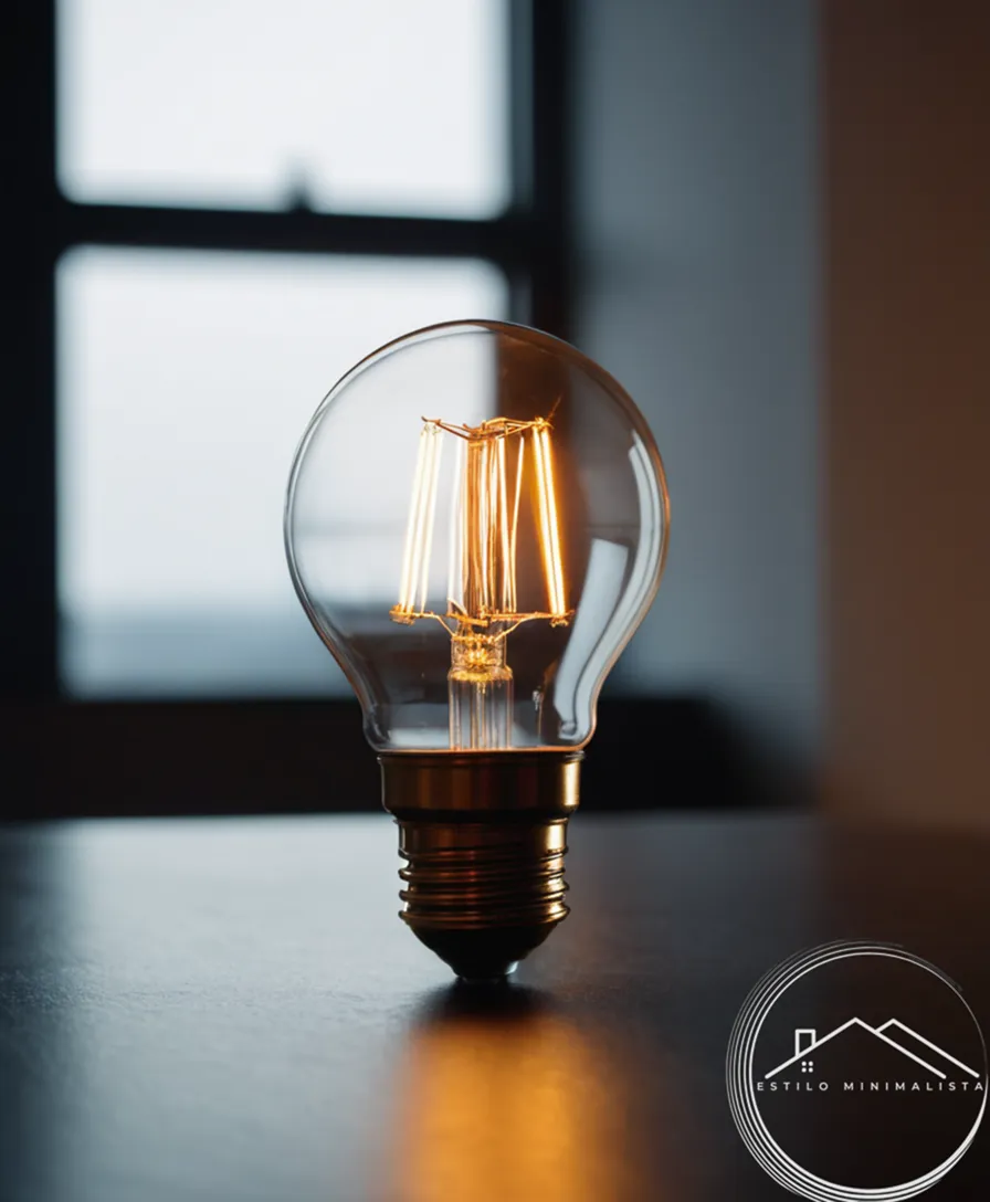 A close-up of smart light bulbs with a minimalist design.