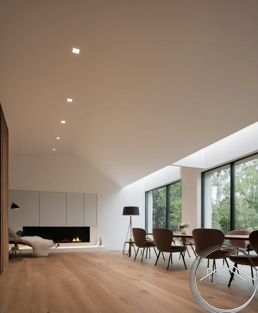 3 sleek, minimalist recessed LED lights in various brightness settings.