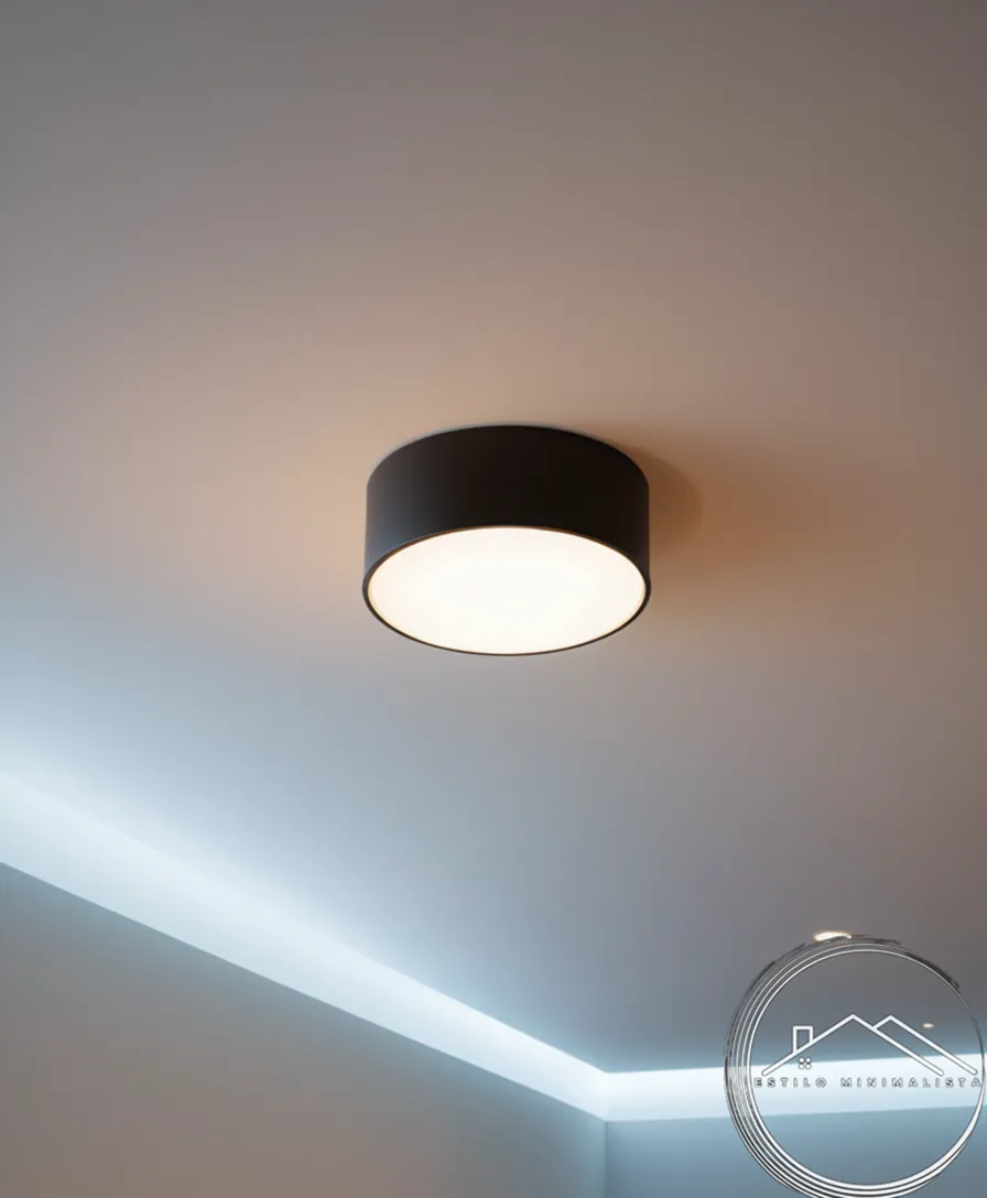 A minimalist, sleek, and modern recessed lighting fixture.