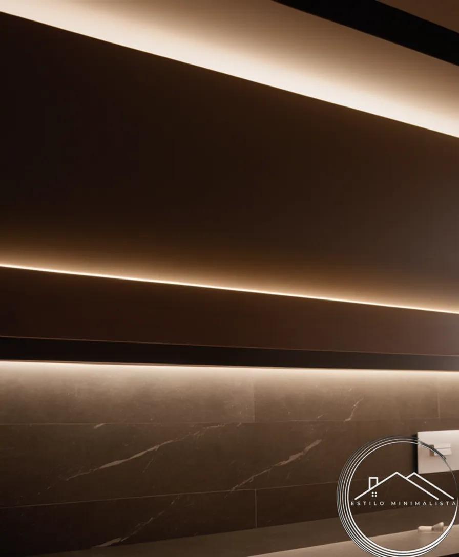 Sleek, minimalist recessed lighting fixtures or a simple luminaire design.