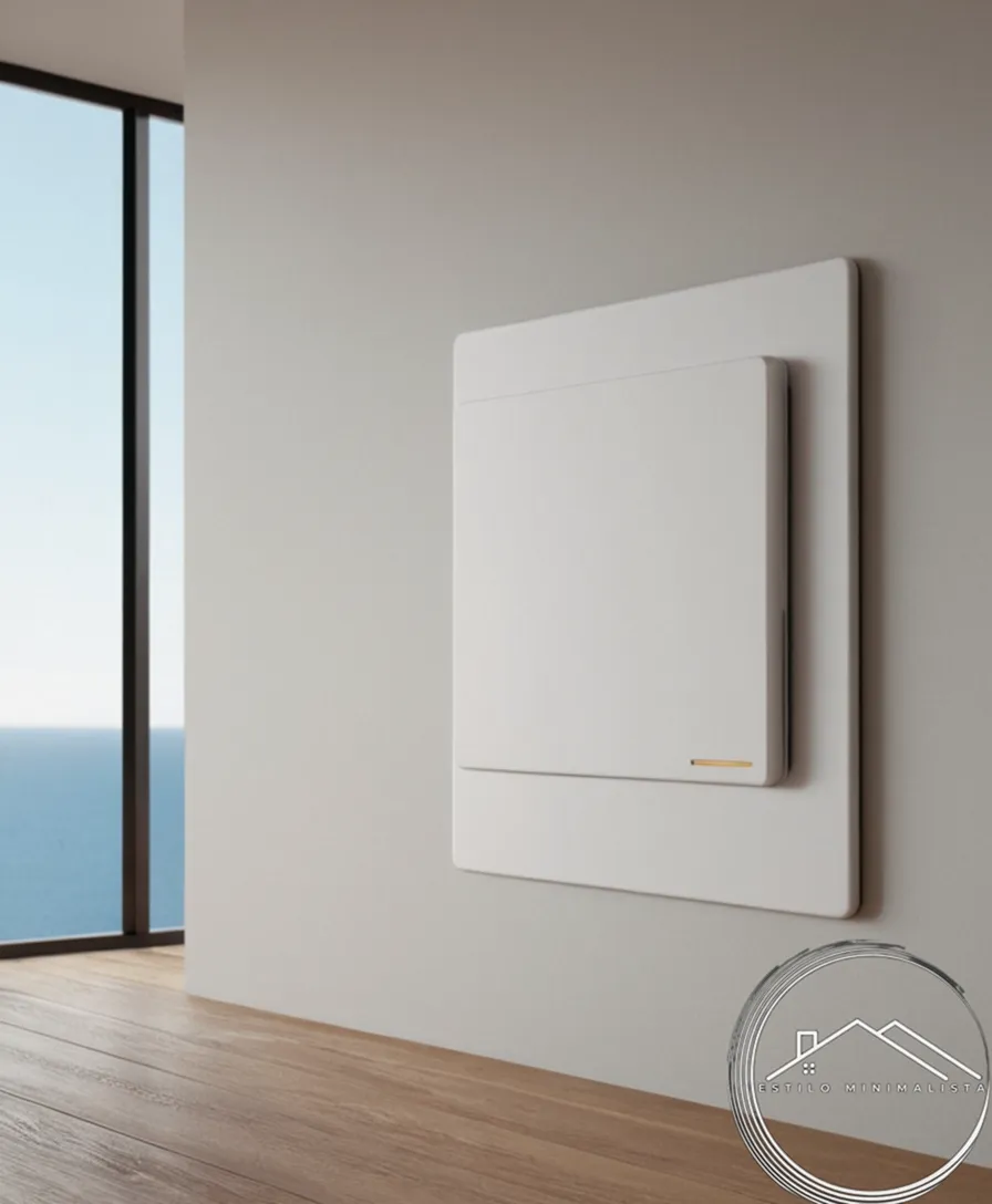 3 minimalist wall plates installed with anchoring hardware securely.