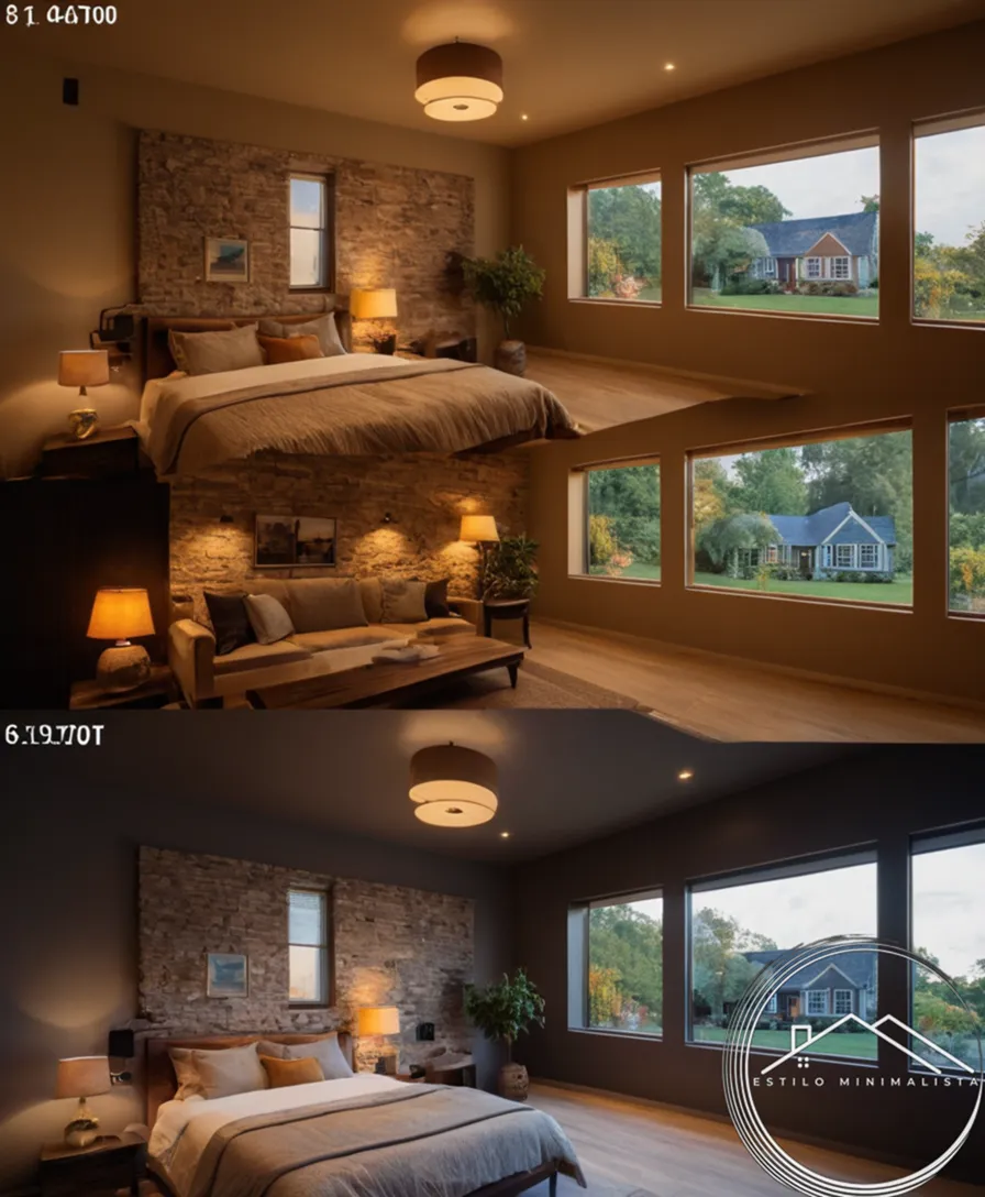 4 different homes with varied lighting installations styles.
