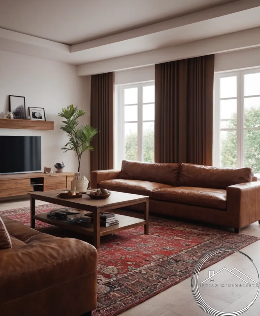 A neatly organized room or tidy living space.