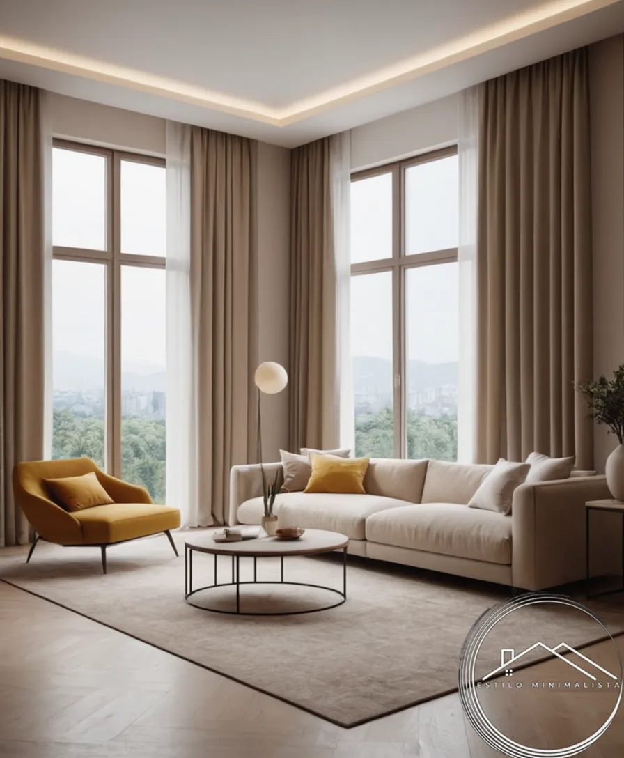 A minimalist interior design concept with organized spaces.