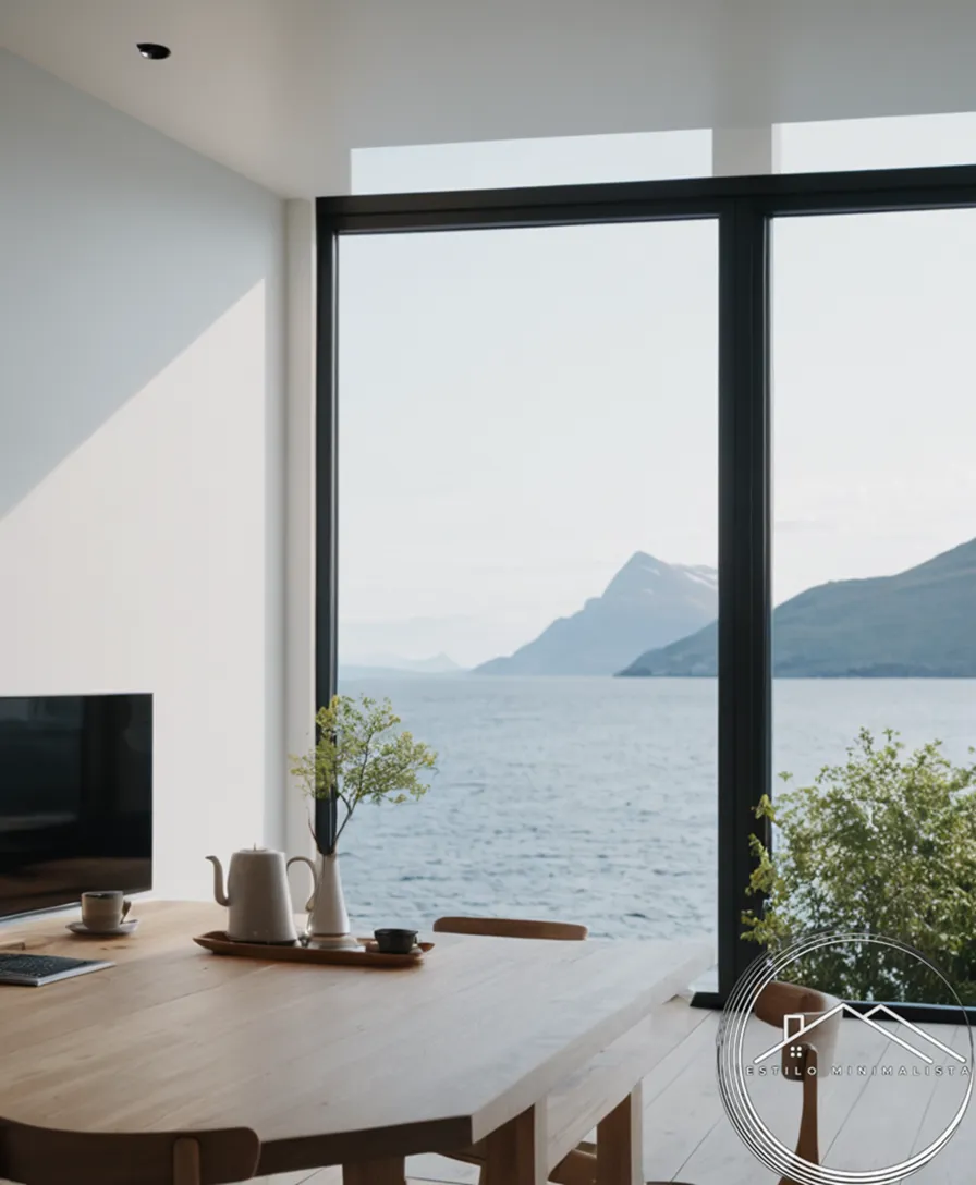 2 minimalist freelancers in Scandinavian and Japanese settings backgrounds.