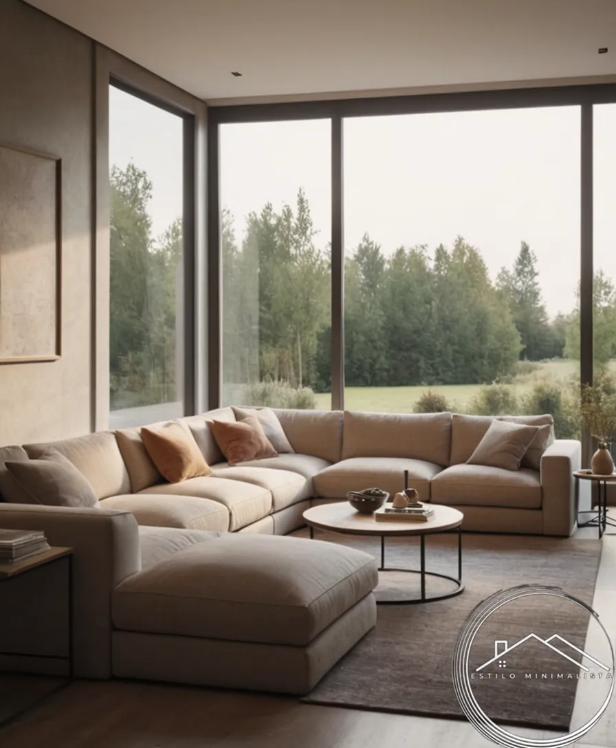 A simple family home setting in muted colors.