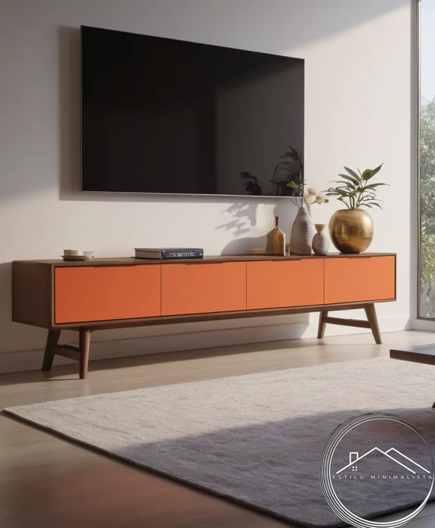 A minimalist multi-functional piece of furniture in a modern space.