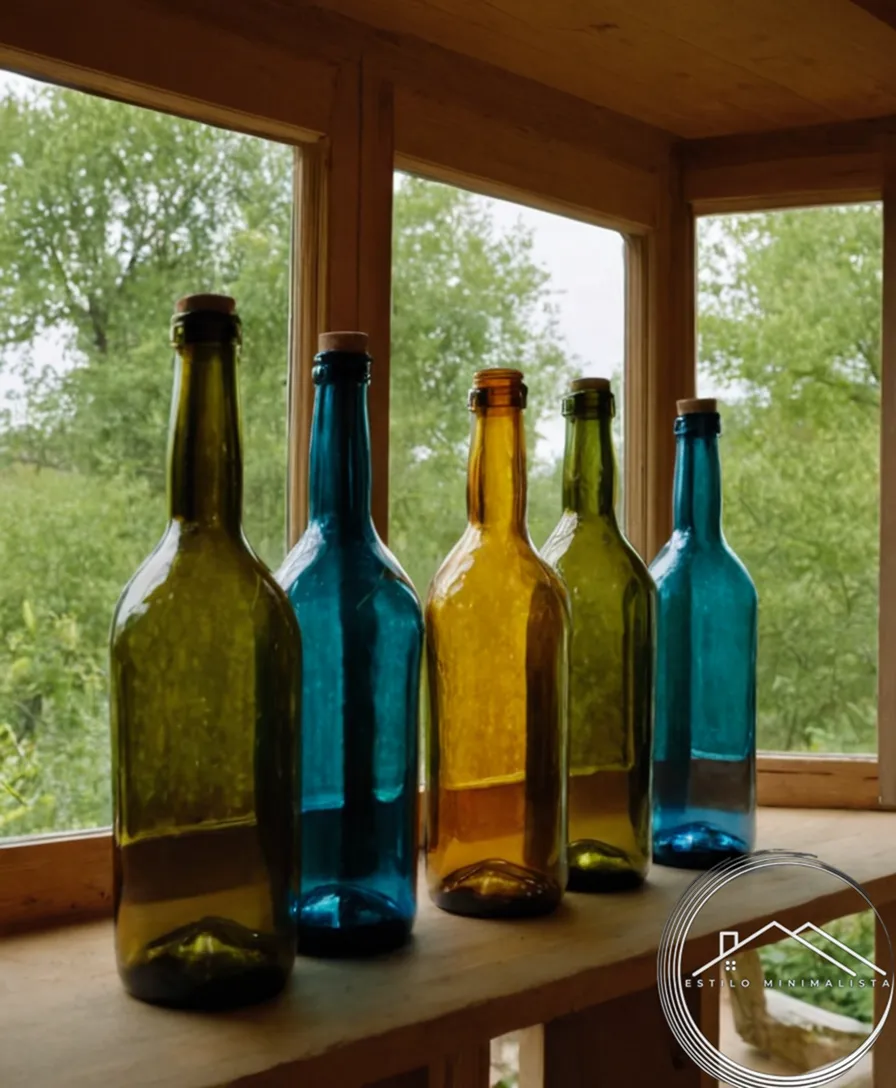 Creative ways to reuse and recycle glass bottles at home.