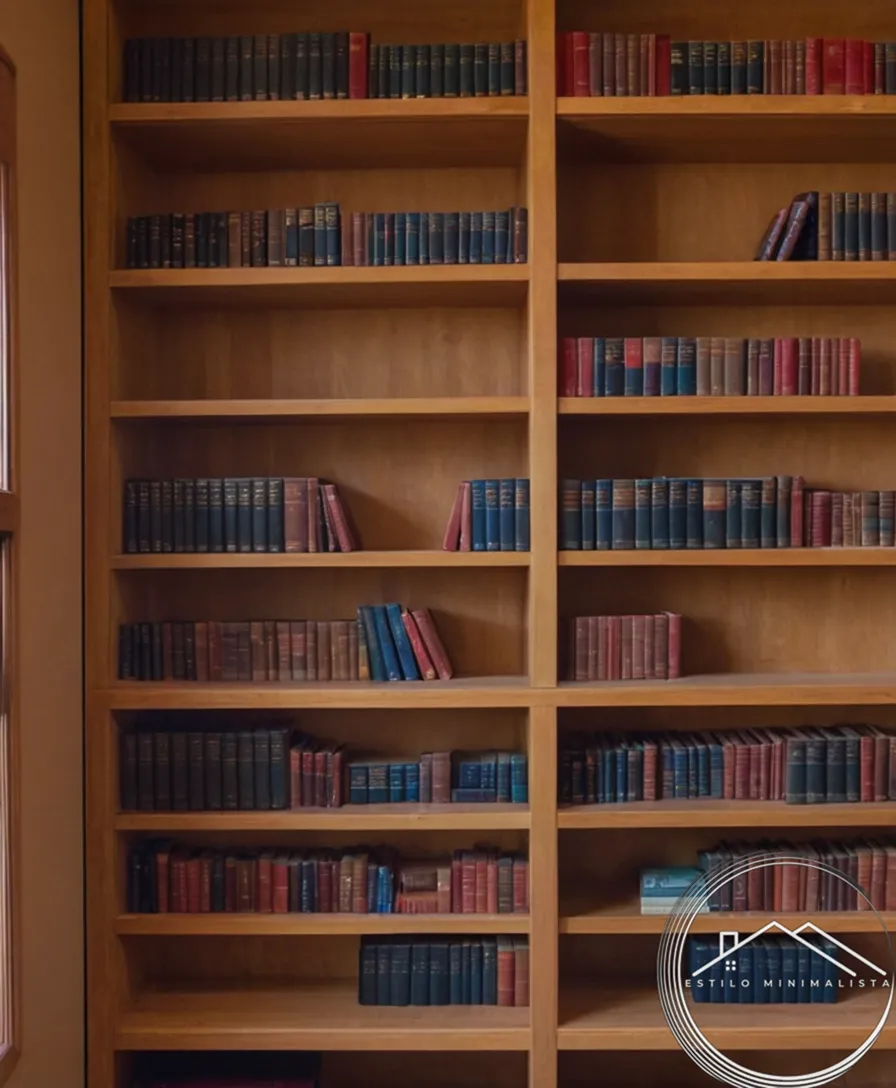 3 minimalist bookshelves in various states, before and after repair.