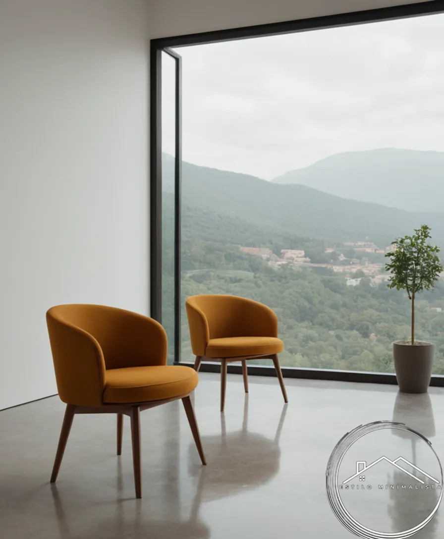 5 minimalist chairs in various spaces for modern comfort inspiration.