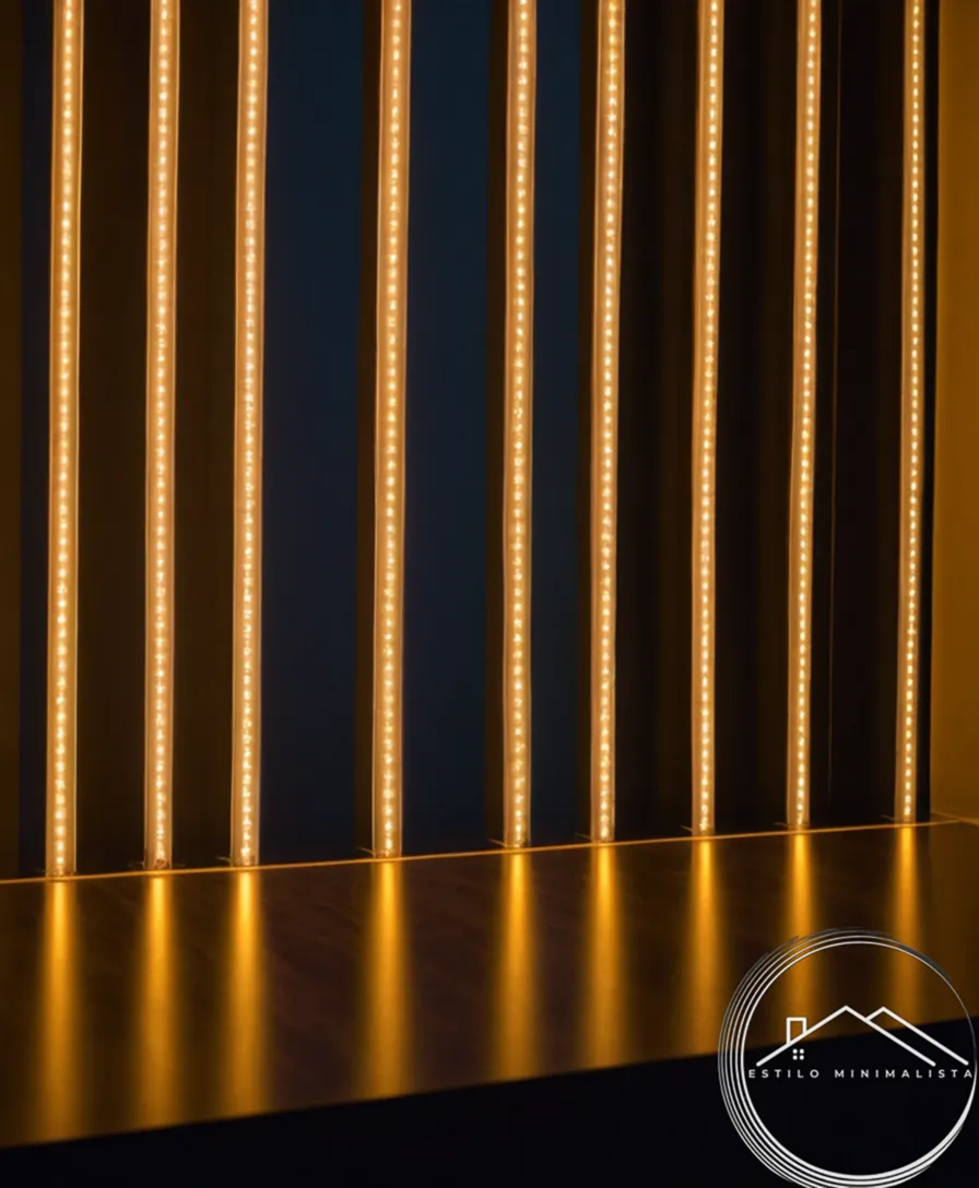 LED strips or strips of light being displayed.